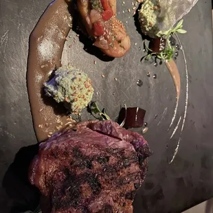 steak, food