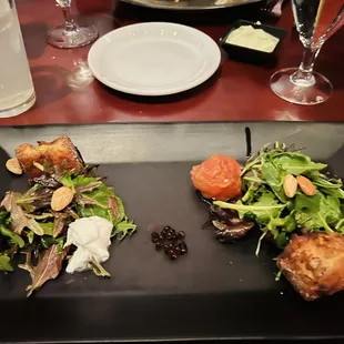 Arugula salad with all the perfect fixings!