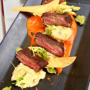 steak, food