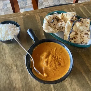 Butter Chicken with Naan