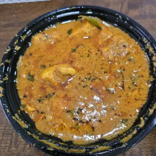 Chicken curry delicious!