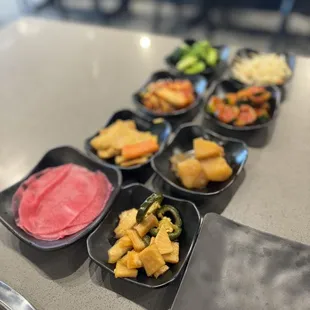 Banchan assortment