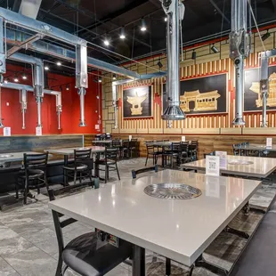 Wooden artwork featuring Traditional Korean architecture