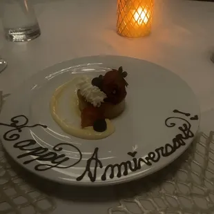 Dessert for our 2nd Anniversary
