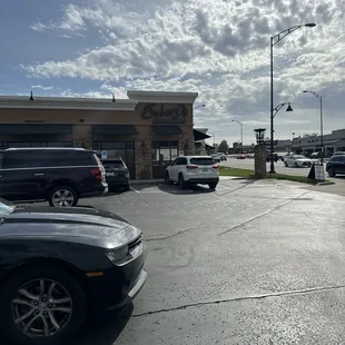 outside