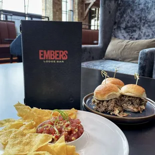 Tuna Tartare and Duck Sliders