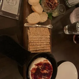 Fire roasted brie cheese