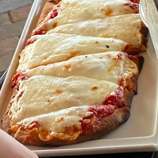 Burnt pizza