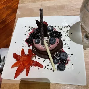 Raspberry cheesecake