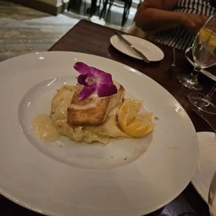 Roasted Seabass &amp; Mashed Potatoes