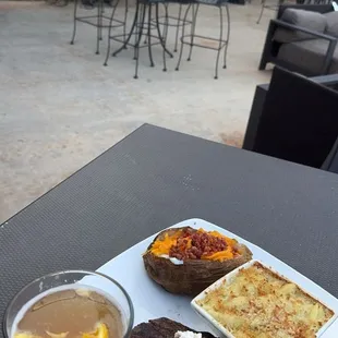 6 oz. Sirloin / Loaded Baked Potato / Jalapeno Mac &amp; Cheese / Blue Moon, Golden, CO, ABV 5.4