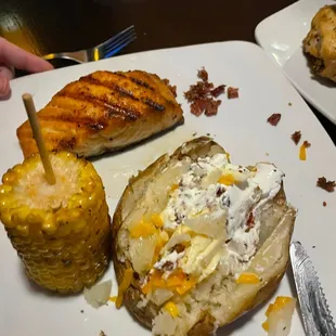 Wood Fired Grilled Salmon