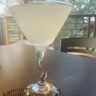 Lemon Basil Martini.  On point!