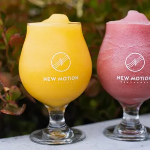 two glasses of new motion