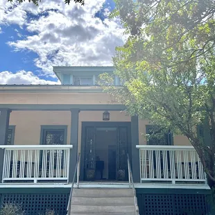 the front of the house