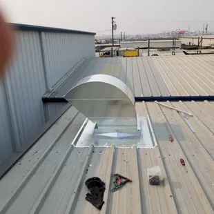 Customized Duct work for spray booth