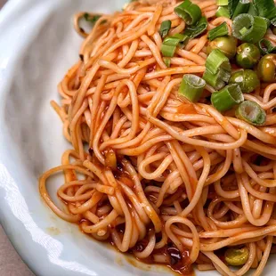 Spicy Cold Noodle with Spicy Sauce