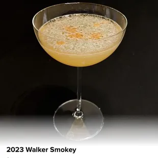 Description of cocktail: 2023 Walker Smokey