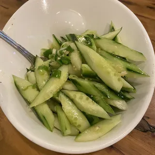 Cucumber with Garlic Sauce