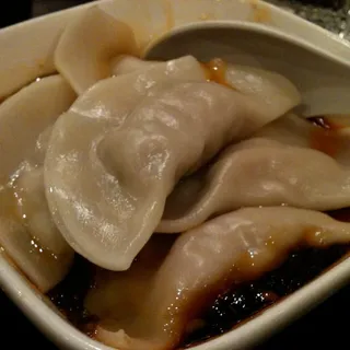 Homemade Dumplings in Hot Chili Oil