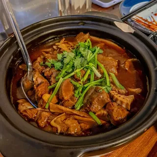 Simmering Beef Stew with Bamboo Shoots