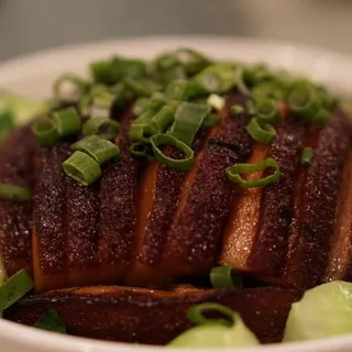 Braised Pork Belly with Bok Choy