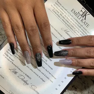 Christmas dip powder nails