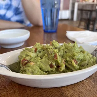 a bowl of guacamole