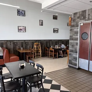 a man sitting at a table