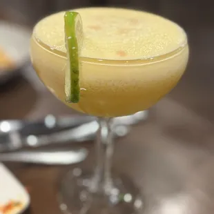 Passion fruit pisco sour