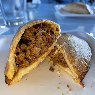 Beef empanadas, was cold a little bit inside but still good.