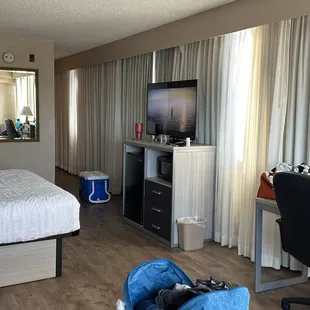 Room view from balcony sliding door