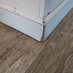 Furniture is worn.