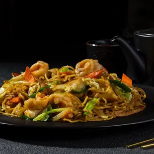 Seafood Chow Mein
