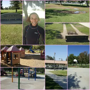 Multiple areas of the park