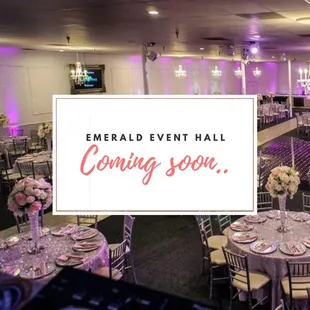 Wait for it! The best hall for all your events!!