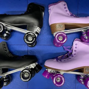 Roller Skate options for our new Mobile Roller Skating Rink attraction!