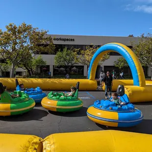 Our BRAND NEW Electric Bumper Cars are sure to be a hit at your event! Customize your package to suit your party's needs! EmeraldEvents.com