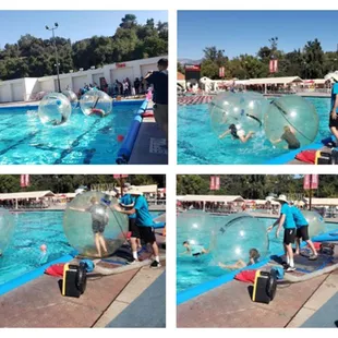 Water Bubble Rollers Rentals Available Here. https://emeraldevents.com