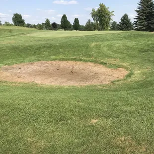 Sand trap on #2 Silver