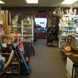 A view across one side of the 1st floor.