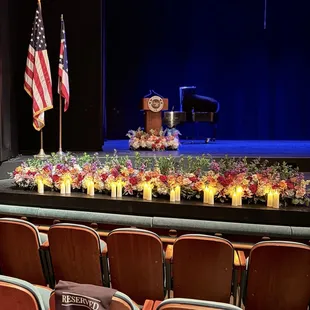 Stage Florals for the Aronoff Center