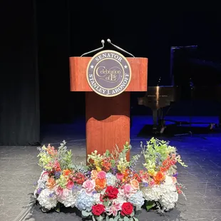 Stage Florals for the Aronoff Center