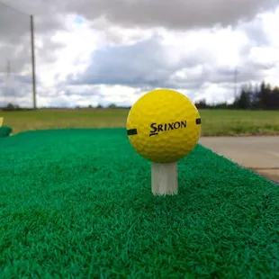 A post round of driving range balls.