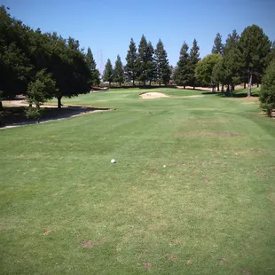 The Par 3 3rd hole.  That front-right bunker is enormous!