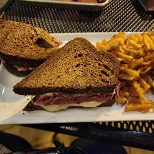 Reuben and fries