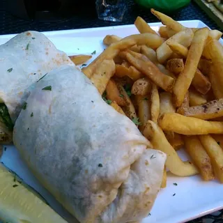 Greek Grilled Chicken Wrap