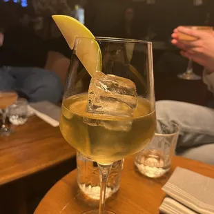 Spiced Pear Fröcc- lots of fall spices. Kind of gave sangria vibes