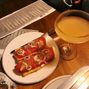 Gravlax Crostini-loved it!