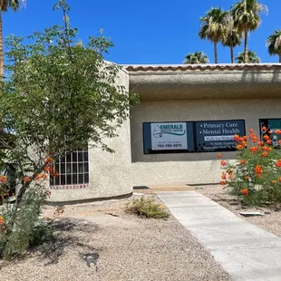 Emerald Medical Marijuana Clinic Office Window Outside